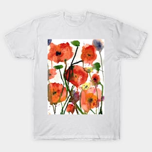 Poppy Flowers T-Shirt